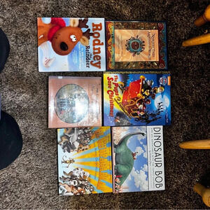 Lot of 6 Children's Hard Cover Books Assorted Books Some Christmas Picture EUC